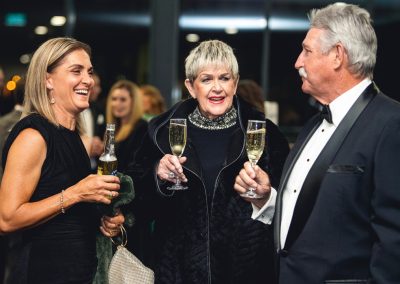 dolphins season launch with guests mingling with champagne