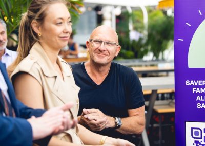 matt moran at an activation in brisbane